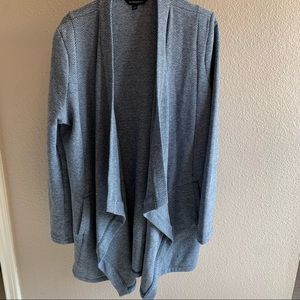 Banana Republic Factory Blue Open Waterfall Cardigan S
